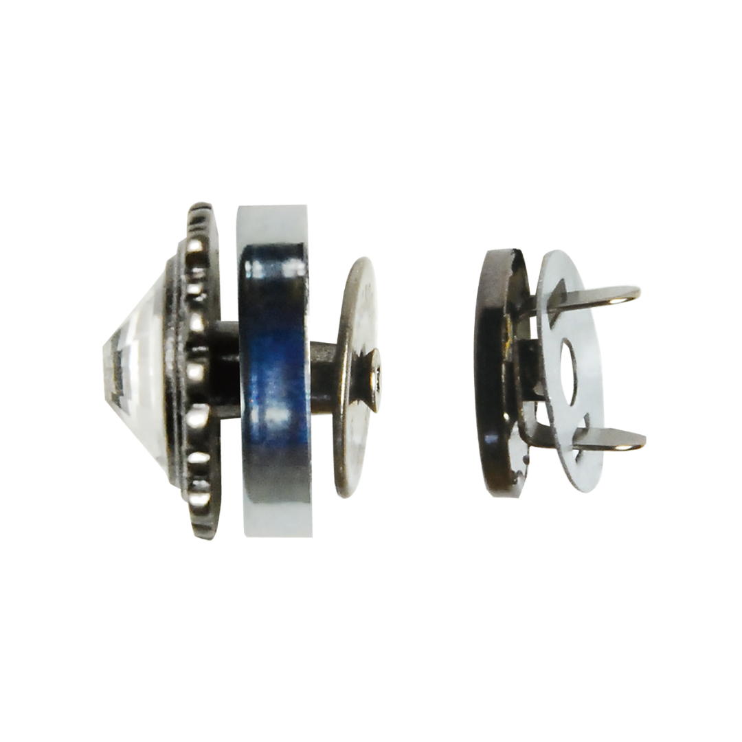 ネジ式マグネットスナップ（リリー）17mm×5mm