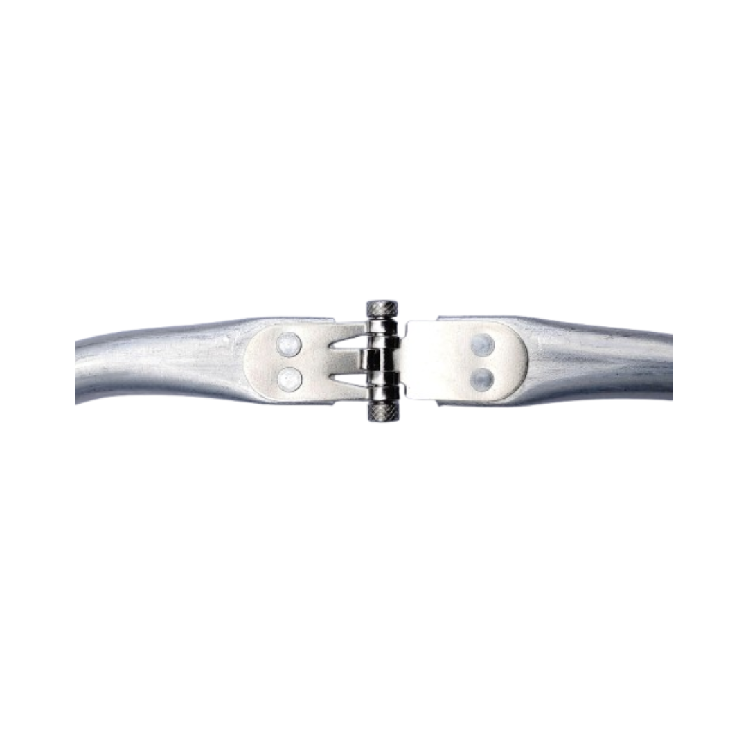 Round Aluminum Spring Purse Frame – 21cm | Bag Making Hardware