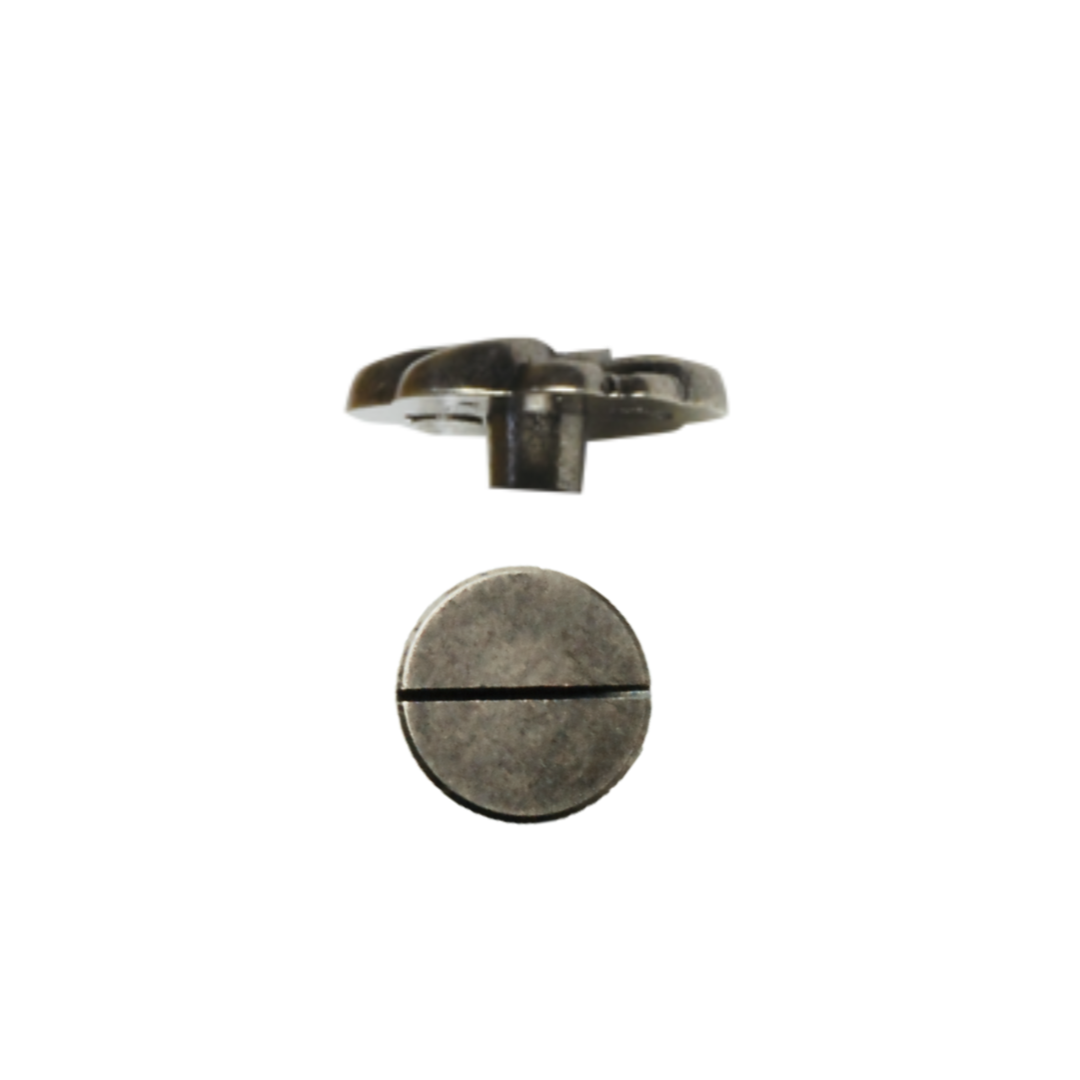 Colored Glass Screw-On Snap for Bags – 30mm, 1 Set | Bag Hardware