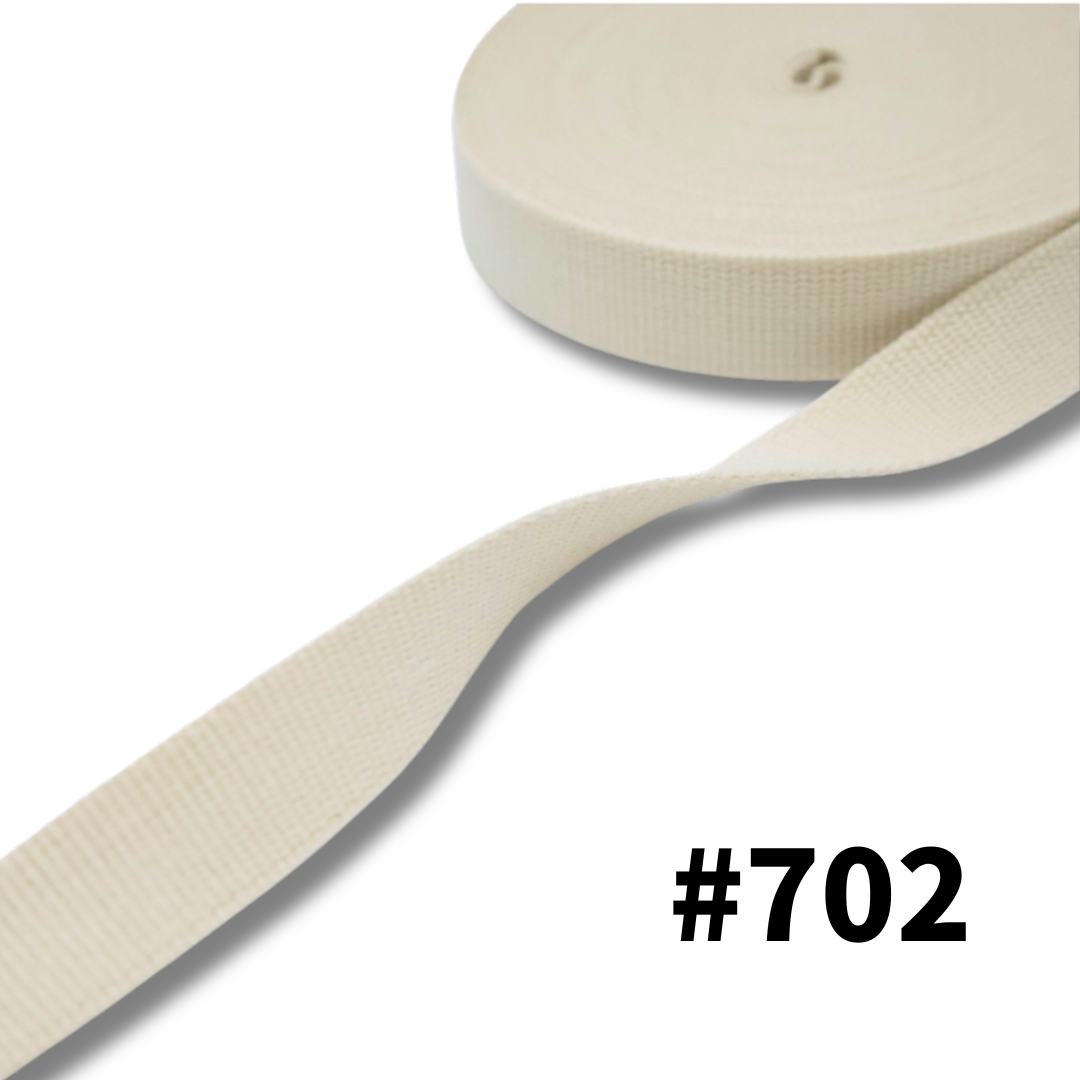 Japanese Acrylic Bag Strap Tape – 25mm × 10m Roll | Bag Making Supplies