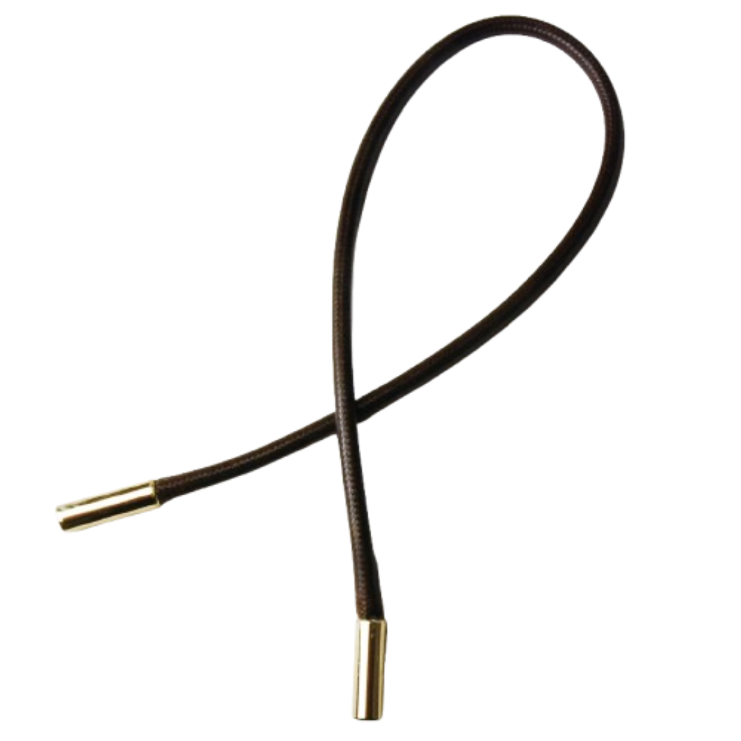 Brass Cord End Tips for 3.5mm Cords – 17mm, 2 pcs | Bag Hardware