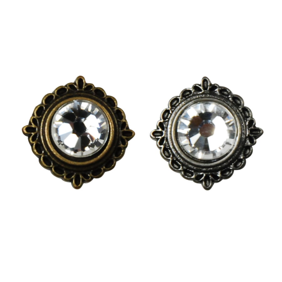 ネジ式マグネットスナップ（ビジュー）17mm×5mm