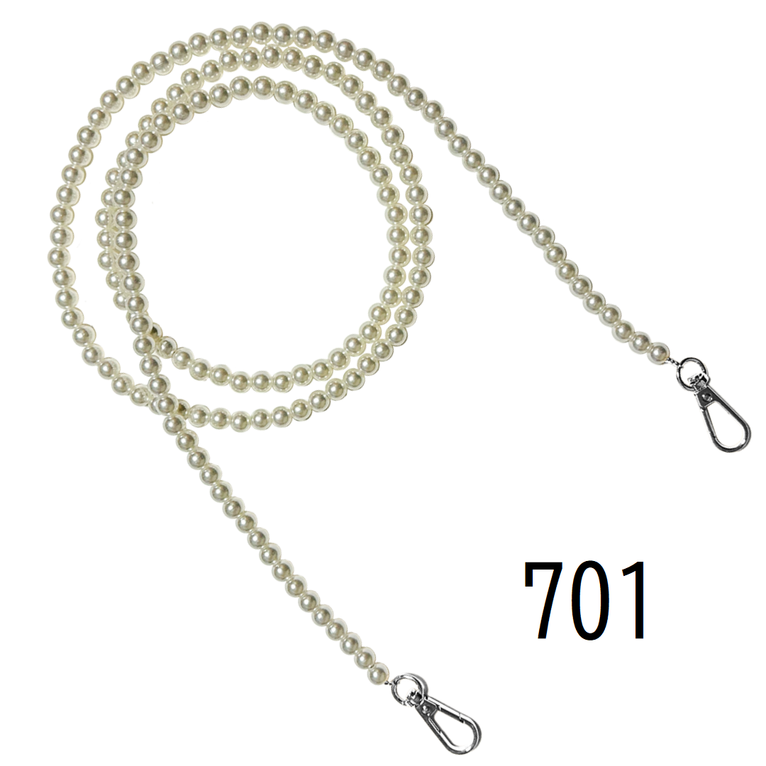 Resin Pearl Shoulder Strap – 8mm × 117cm | Bag Making Supplies