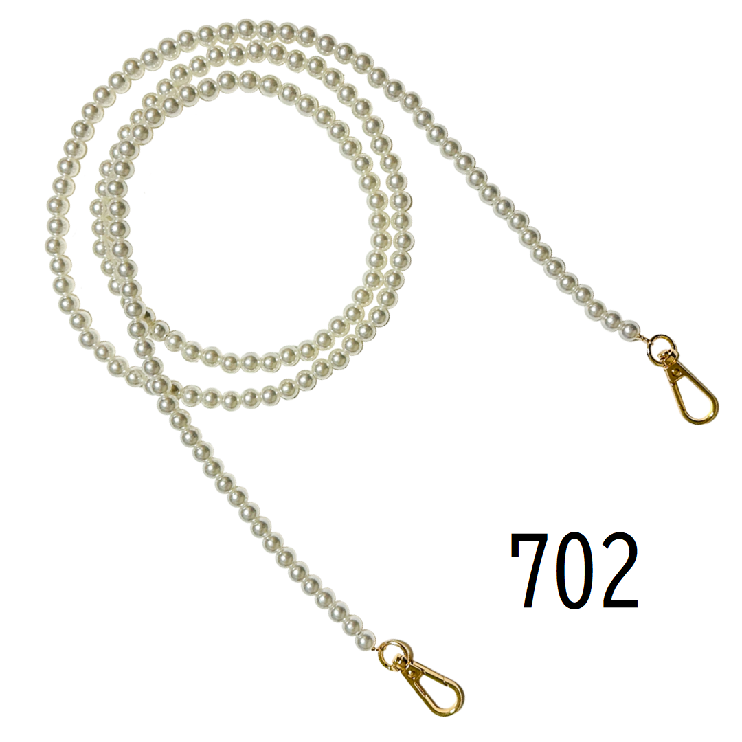 Resin Pearl Shoulder Strap – 8mm × 117cm | Bag Making Supplies