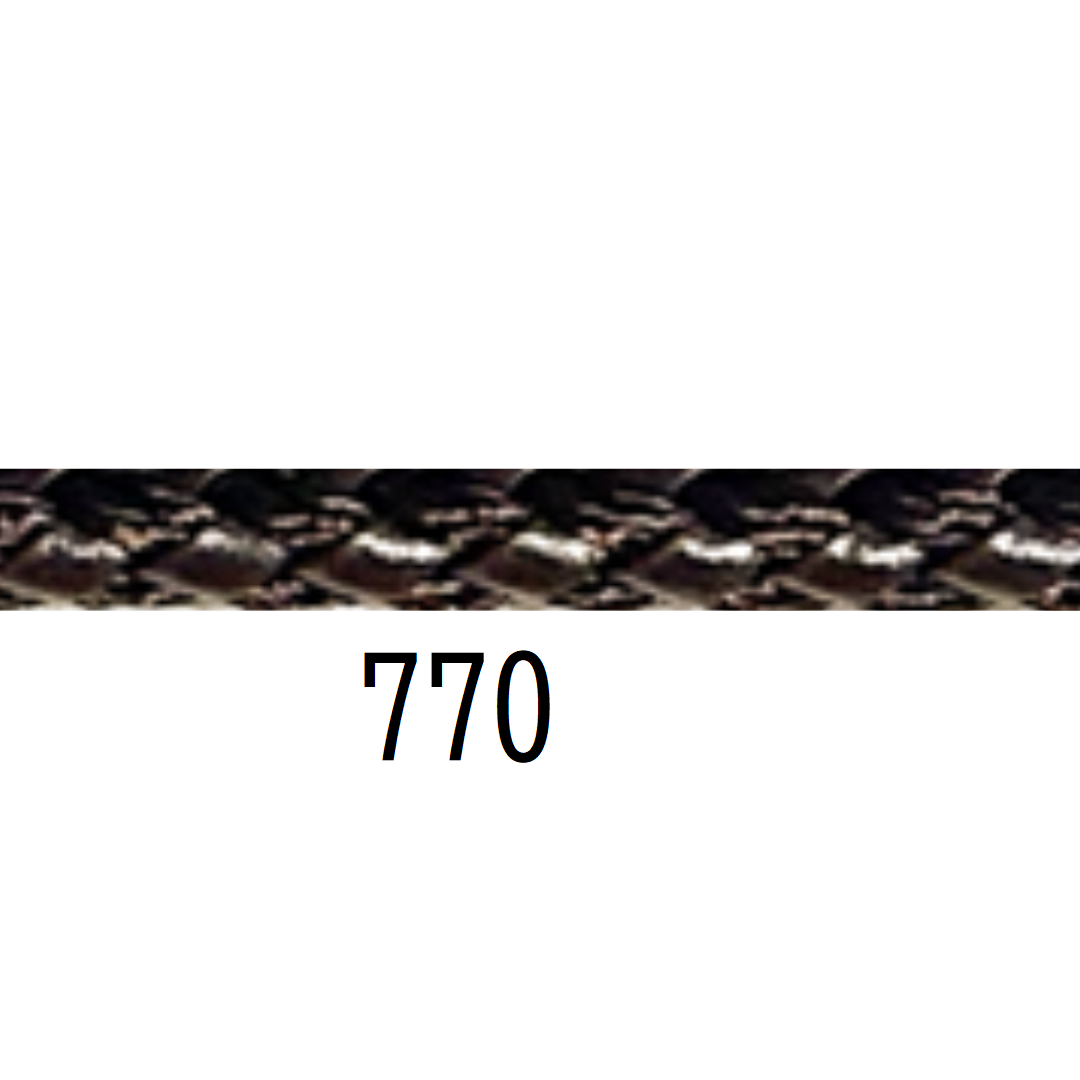 ポリエステル＆フェイクレザーミックスショルダーストラップ Ø5mm × 120cm