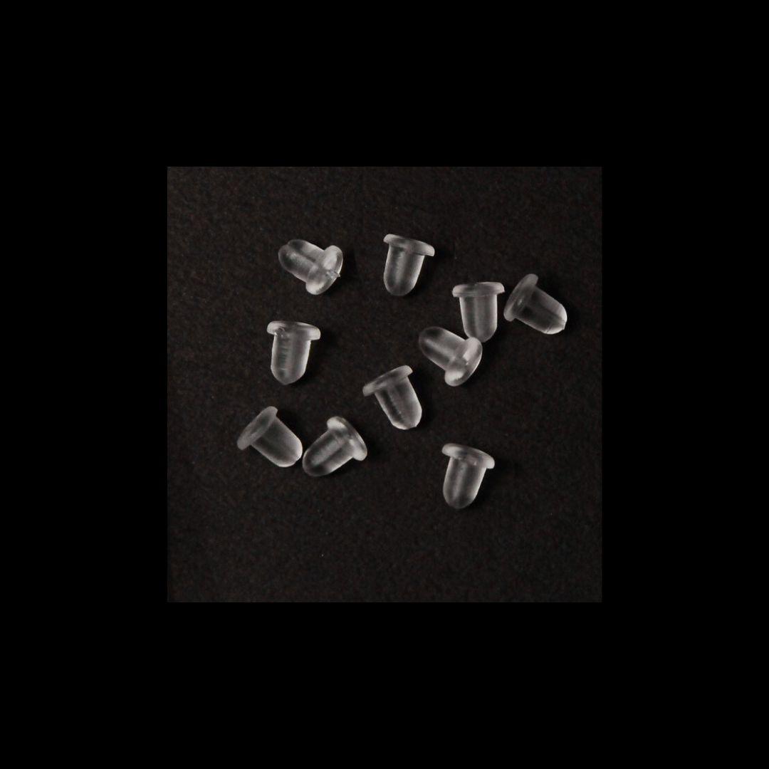 Bell-Shaped Silicone Backs (10 pcs)