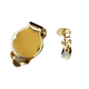 Clip-On Earring – Ø12mm (with Silicone Pad) (2 pcs)