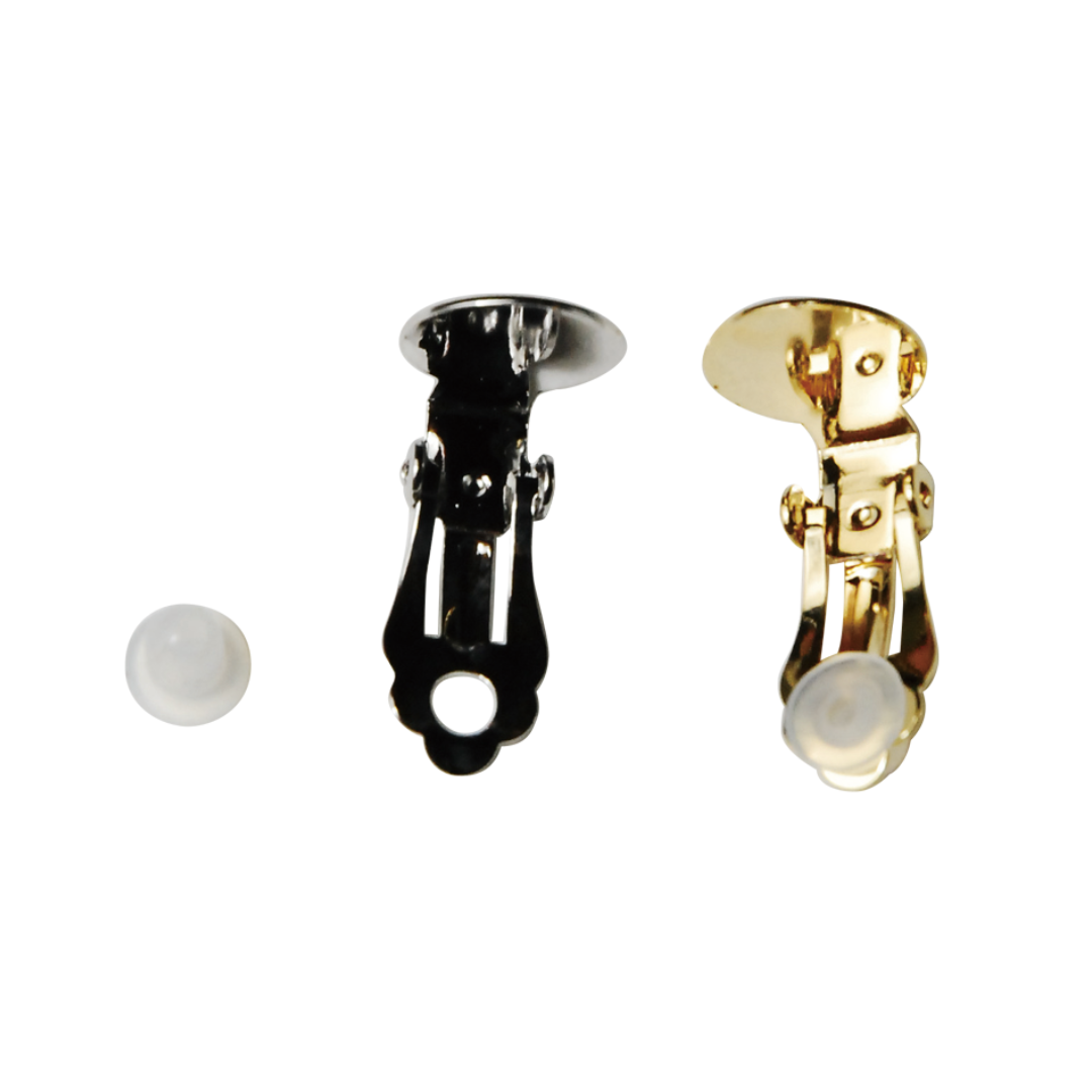 Clip-On Earring – Ø12mm (with Silicone Pad) (2 pcs)