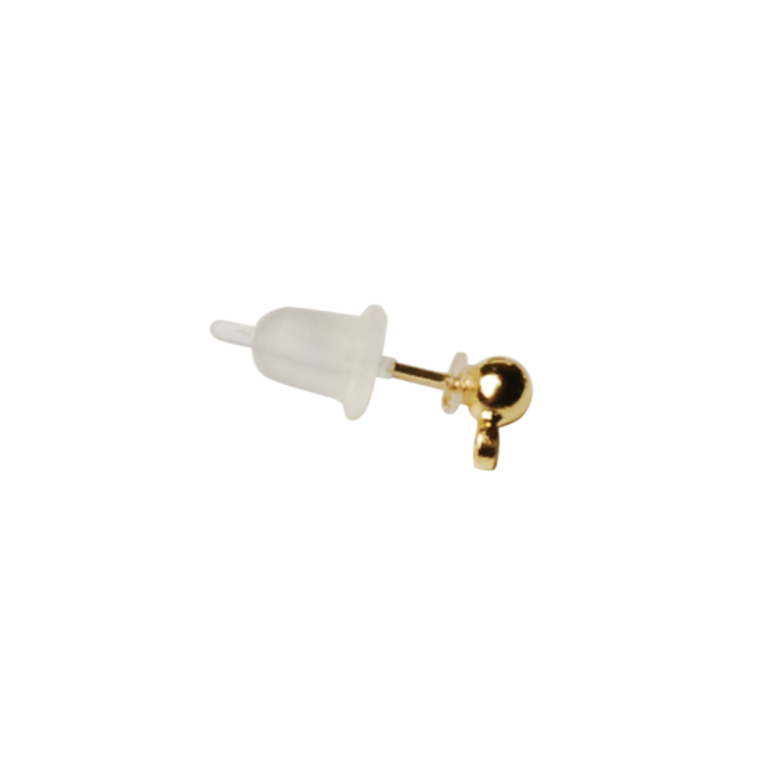 T-Post Resin Earrings (with Silicone Backs) (2 pcs)
