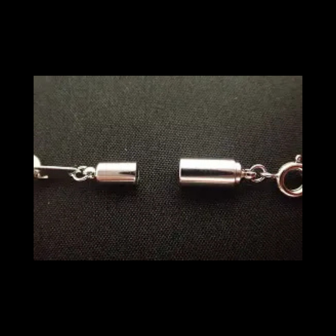 Magnetic Clasp Oval – 6mm × 13mm (2 pcs)