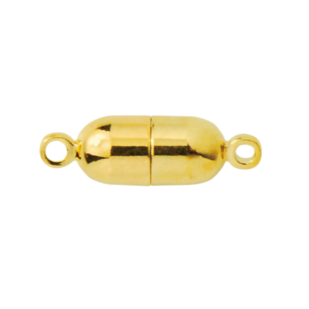 Magnetic Clasp Oval – 6mm × 13mm (2 pcs)