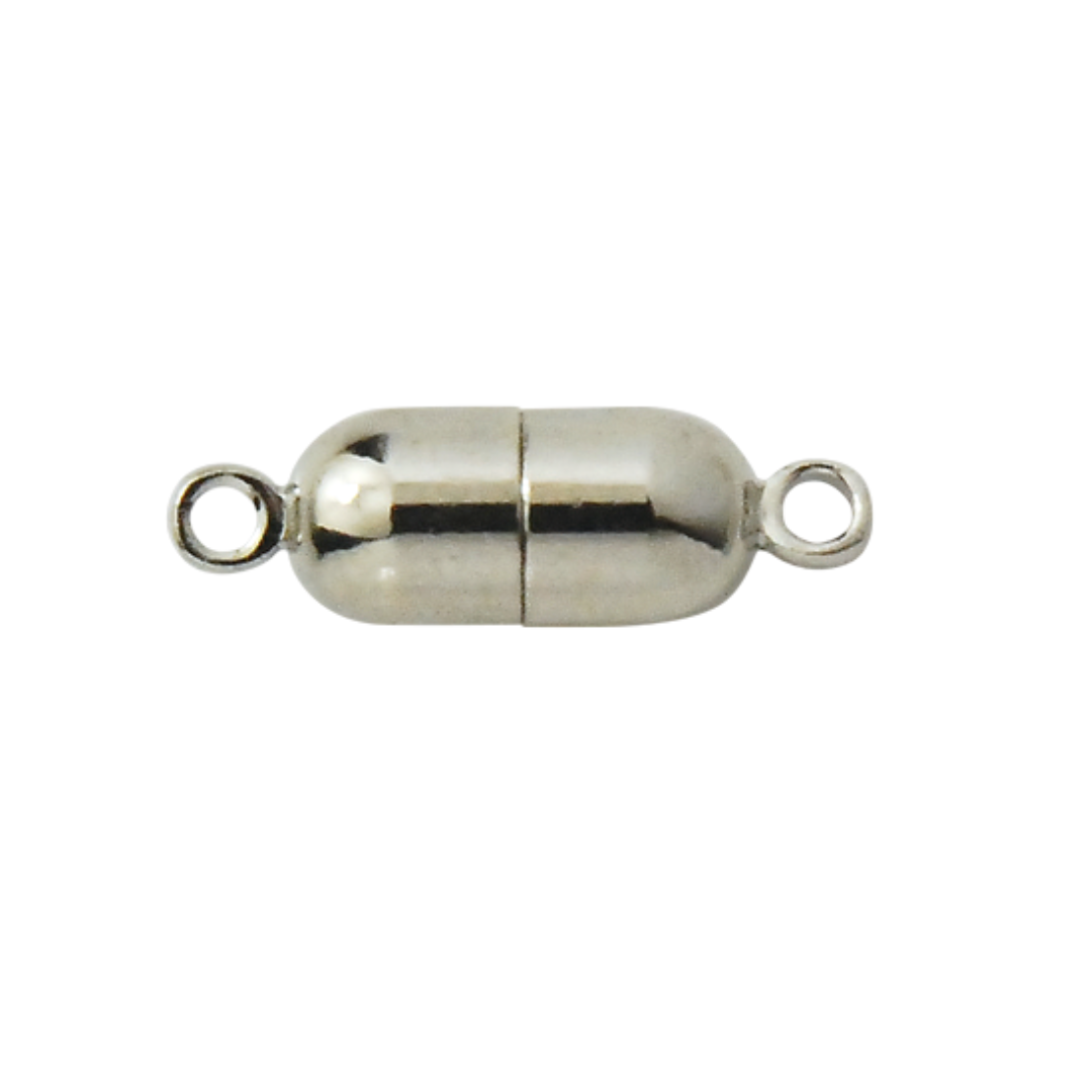 Magnetic Clasp Oval – 6mm × 13mm (2 pcs)