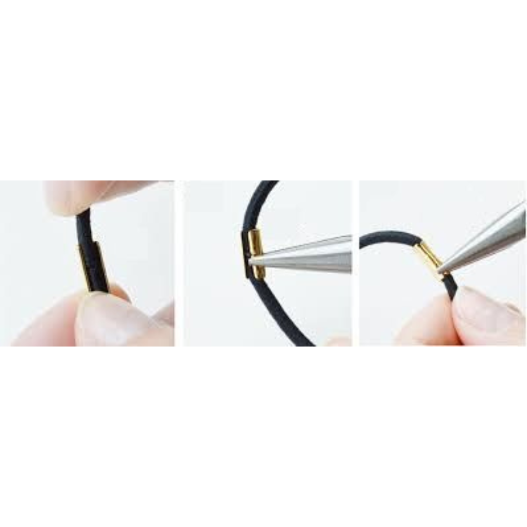 Brass Cord End Cap – Ø2mm (4 pcs)