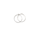 Brass Hoop Earrings – Ø25mm (2 pcs)