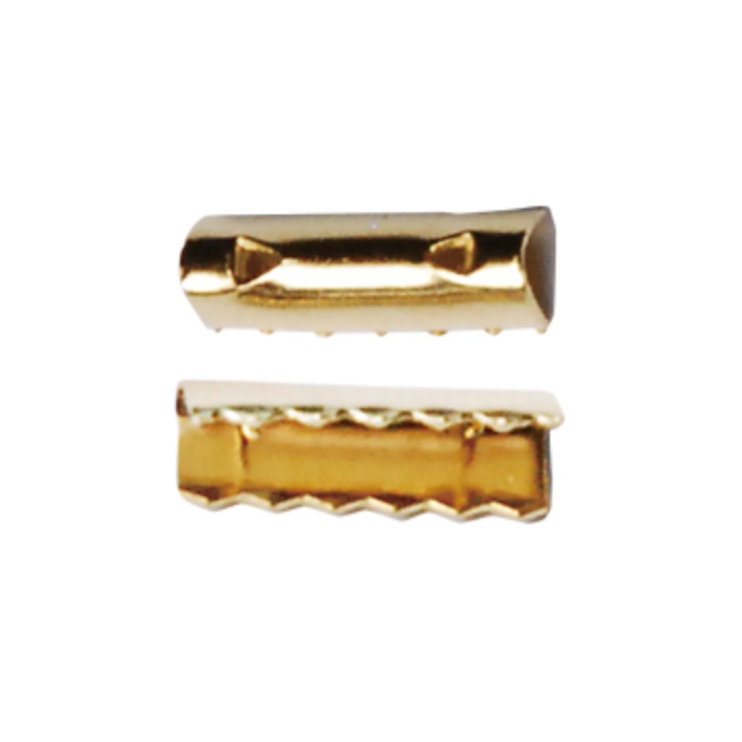 Brass Cord End Cap – Ø6mm (4 pcs)