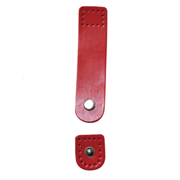 Leather Snap Closure for Bags – 25mm×10cm, 1 Set | Made in Japan