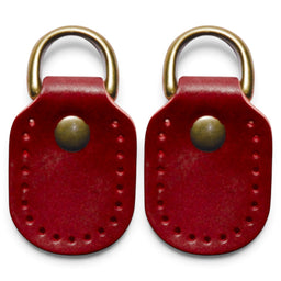 Leather D-Ring Attachments for Bag Handles – 32×60mm, 2 pcs | Made in Japan