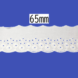 Cotton Lace – 65mm × 13.5m (1 roll)
