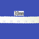 Cotton Lace – 30mm × 13.5m (1 roll)