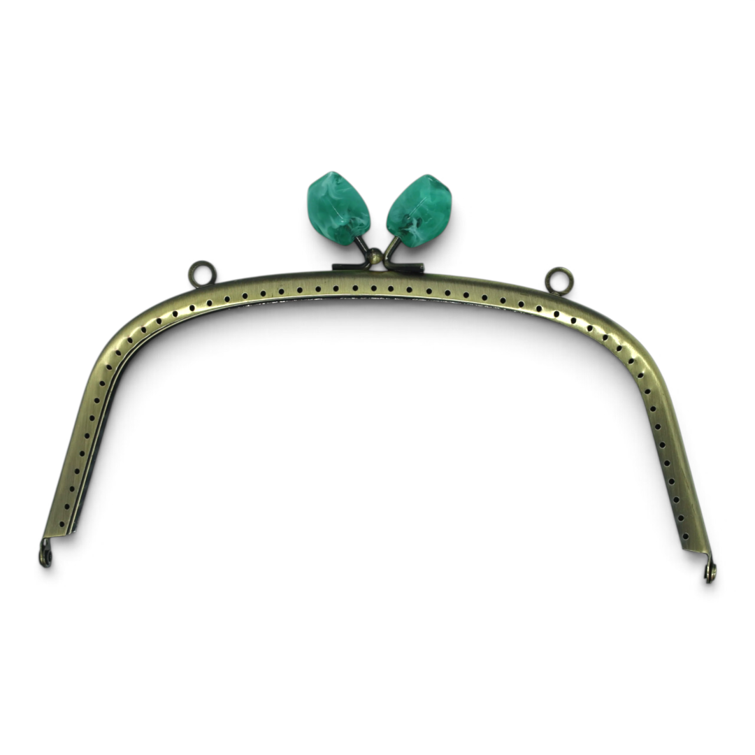 Lucky Ball Acrylic Bead Sew-On Purse Frame – 18cm, 1 pc | Made in Japan
