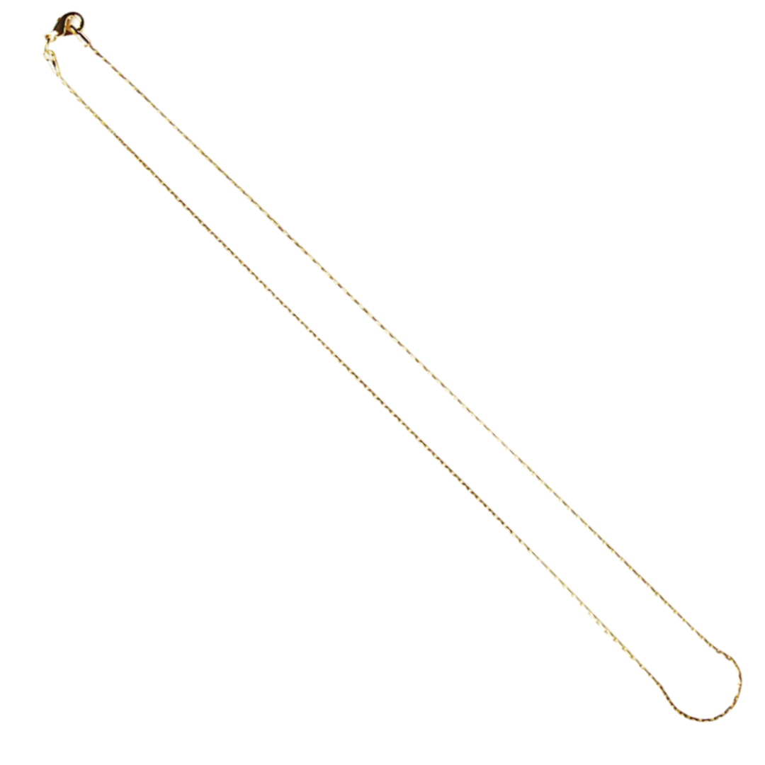Brass Accessory Chain for Jewelry Making – 0.6mm × 45cm, 1 pc