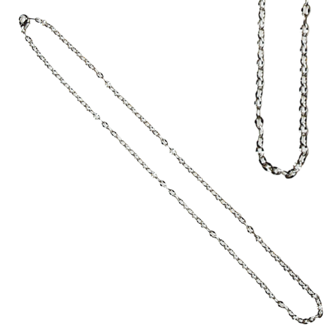 Brass Accessory Chain for Jewelry Making – 2mm × 50cm, 1 pc