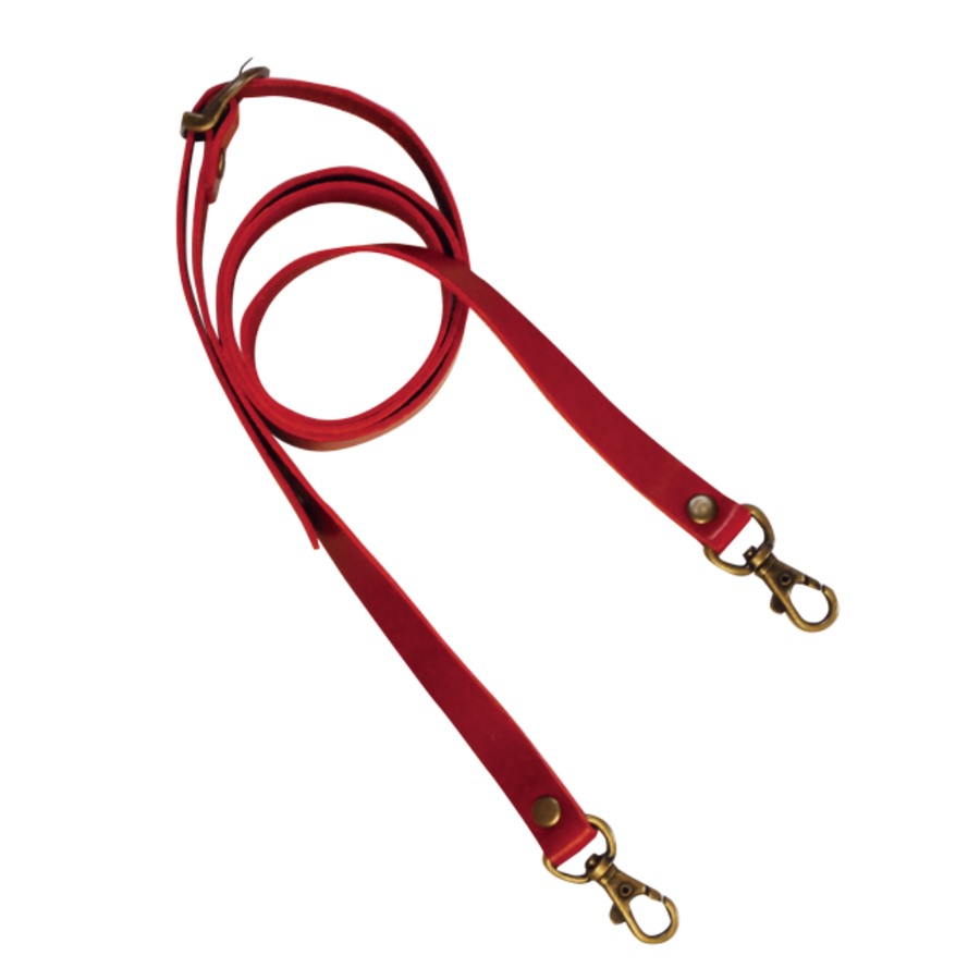 Adjustable Leather Shoulder Strap – 15mm × 105–125cm | Made in Japan