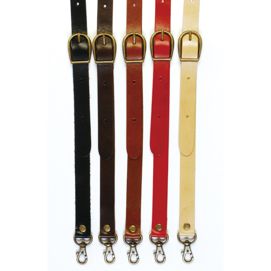 Adjustable Leather Shoulder Strap – 20mm × 105–125cm | Made in Japan