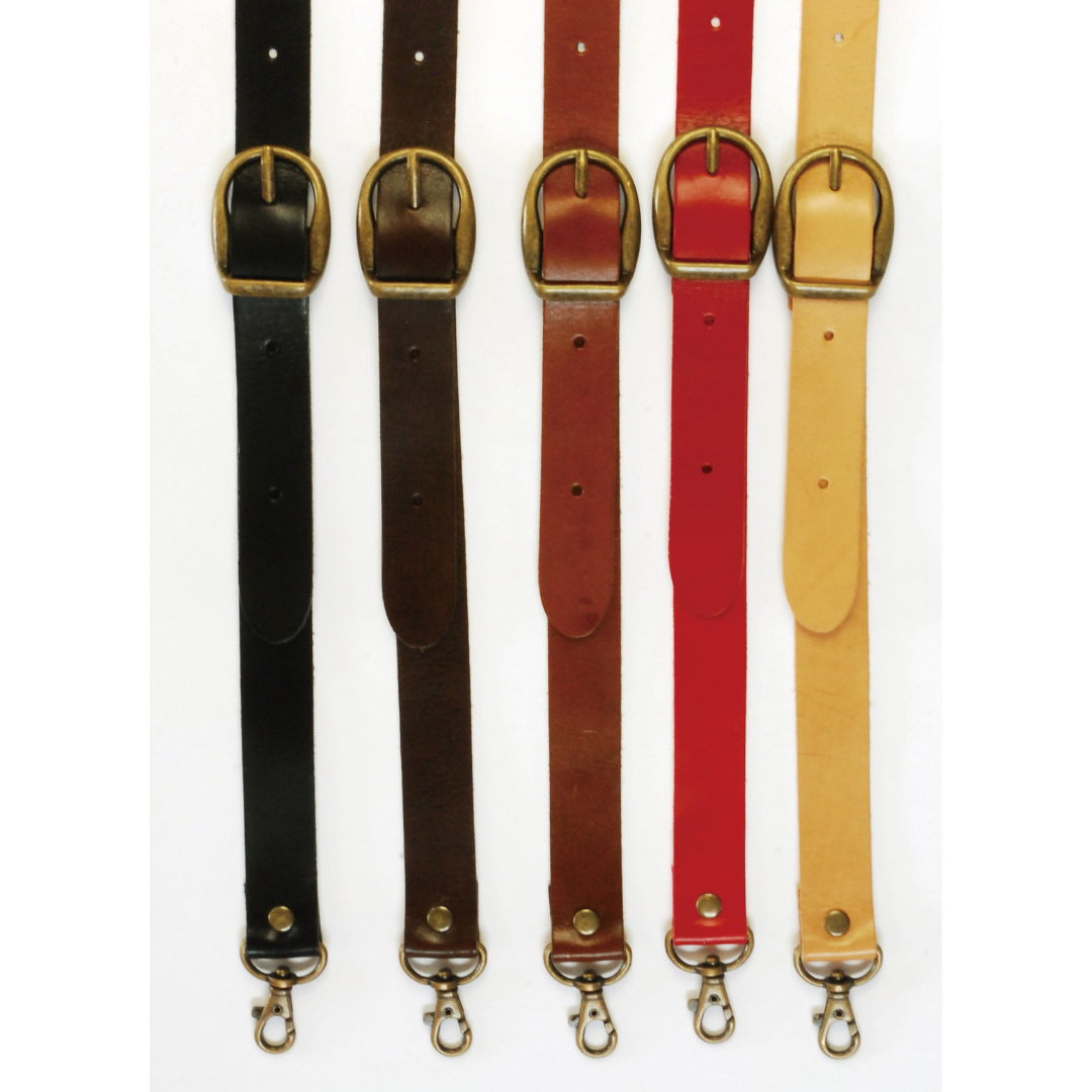 Adjustable Leather Shoulder Strap – 25mm × 105–125cm | Made in Japan