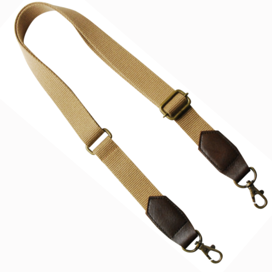 Adjustable Leather &amp; Acrylic Bag Strap – 25mm, 1 pc | Made in Japan