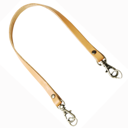 Genuine Leather Pouch Handle with D-Ring – 8mm × 35cm | Made in Japan