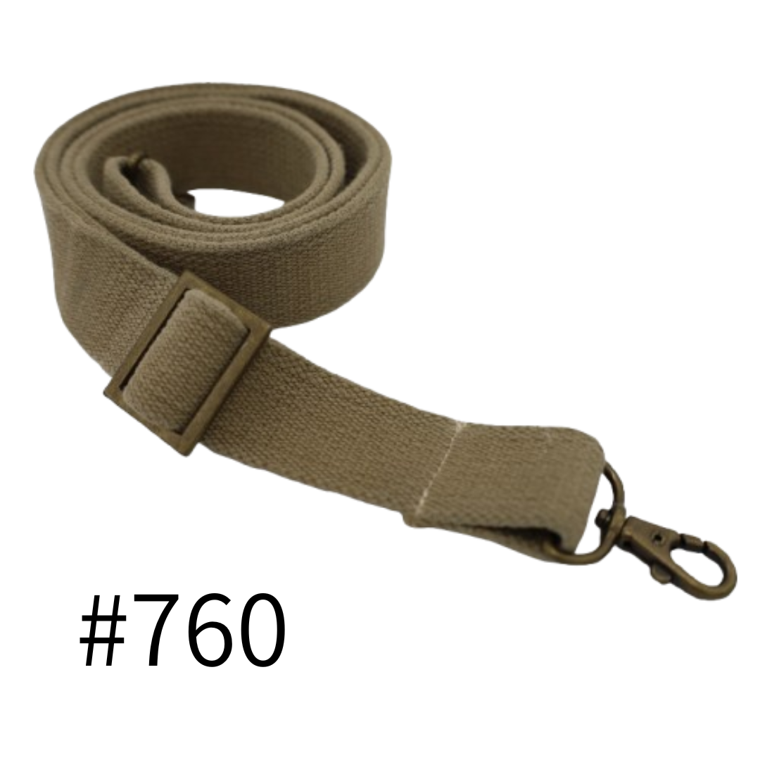 Vintage Cotton Adjustable Bag Shoulder Strap – 30mm, 80–130cm | Made in Japan