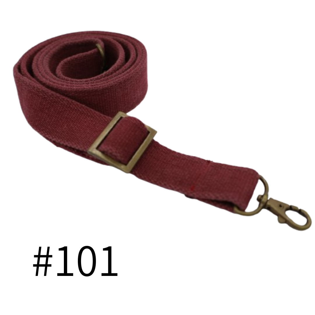 Vintage Cotton Adjustable Bag Shoulder Strap – 30mm, 80–130cm | Made in Japan