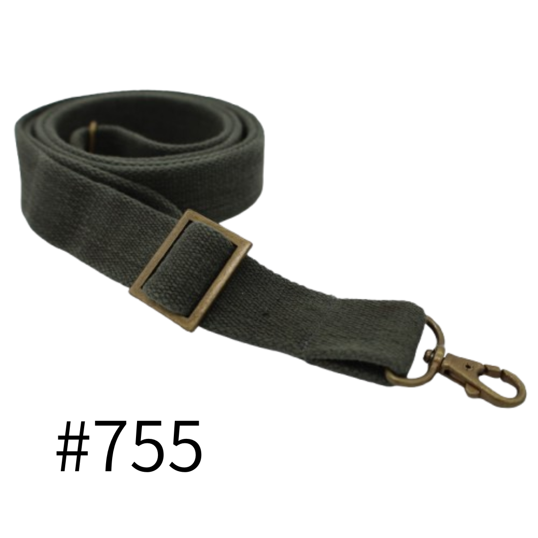 Vintage Cotton Adjustable Bag Shoulder Strap – 30mm, 80–130cm | Made in Japan
