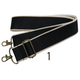 Striped Nylon Adjustable Bag Strap – 38mm × 70–130cm | Made in Japan