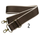 Striped Nylon Adjustable Bag Strap – 38mm × 70–130cm | Made in Japan