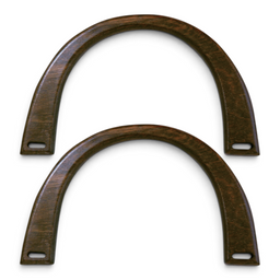 Wooden Bag Handles – 14.5×10.5cm, 2 pcs | Bag Making Supplies