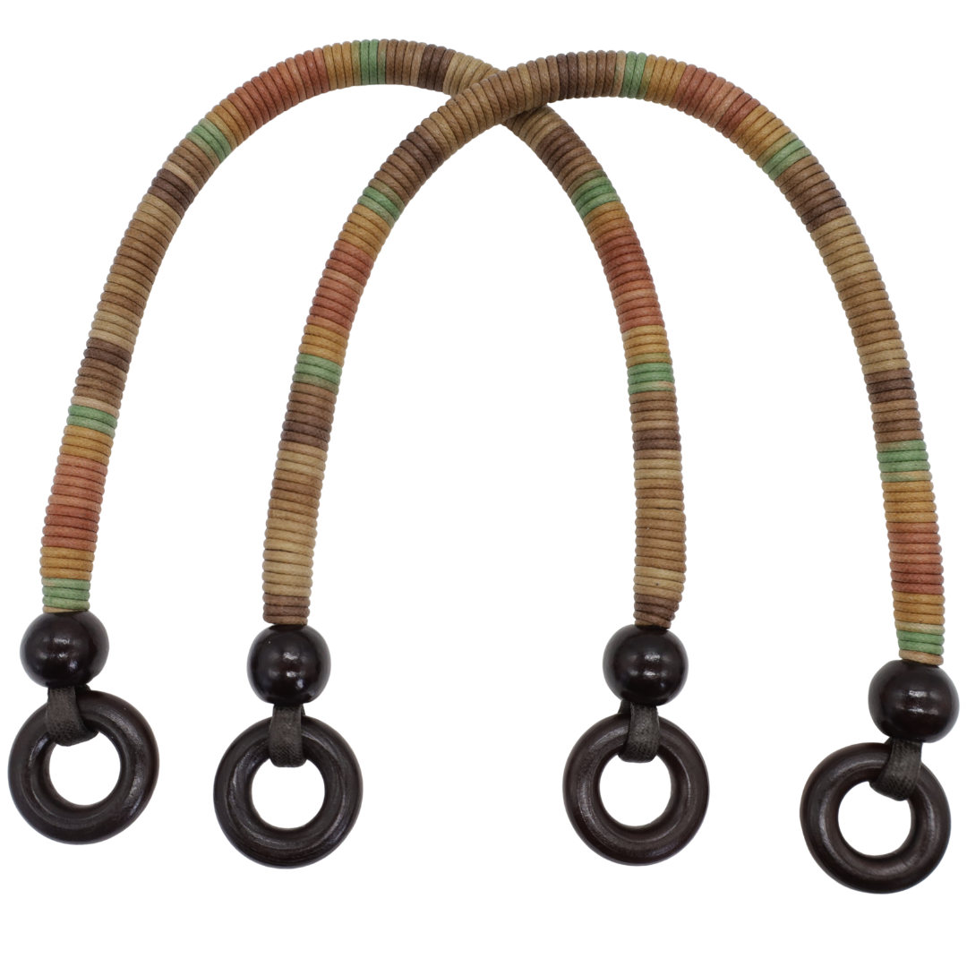 Japanese Gradient-Dyed Cord Bag Handles – 40cm, 2 pcs | Made in Japan