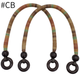 Japanese Gradient-Dyed Cord Bag Handles – 40cm, 2 pcs | Made in Japan