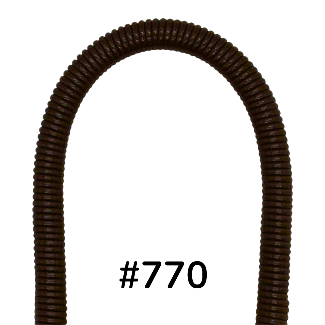 Round Polyester-Coated Bag Handles – 12mm × 38cm, 2 pcs | Made in Japan