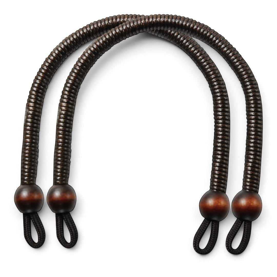 Round Polyester-Coated Bag Handles – 12mm × 38cm, 2 pcs | Made in Japan