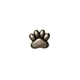 Paw Print Screw-On Magnetic Snap – 17mm, 1 Set | Bag Making Hardware