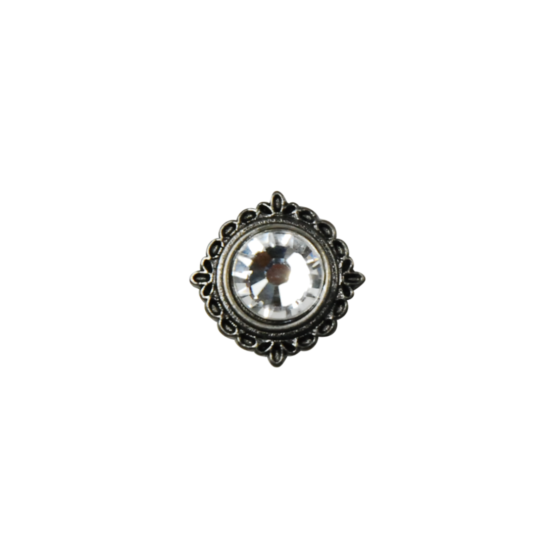 ネジ式バネスナップ（ビジュー）17mm×5mm