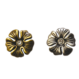 Flower Screw-On Magnetic Snap – 17mm, 1 Set | Bag Making Hardware