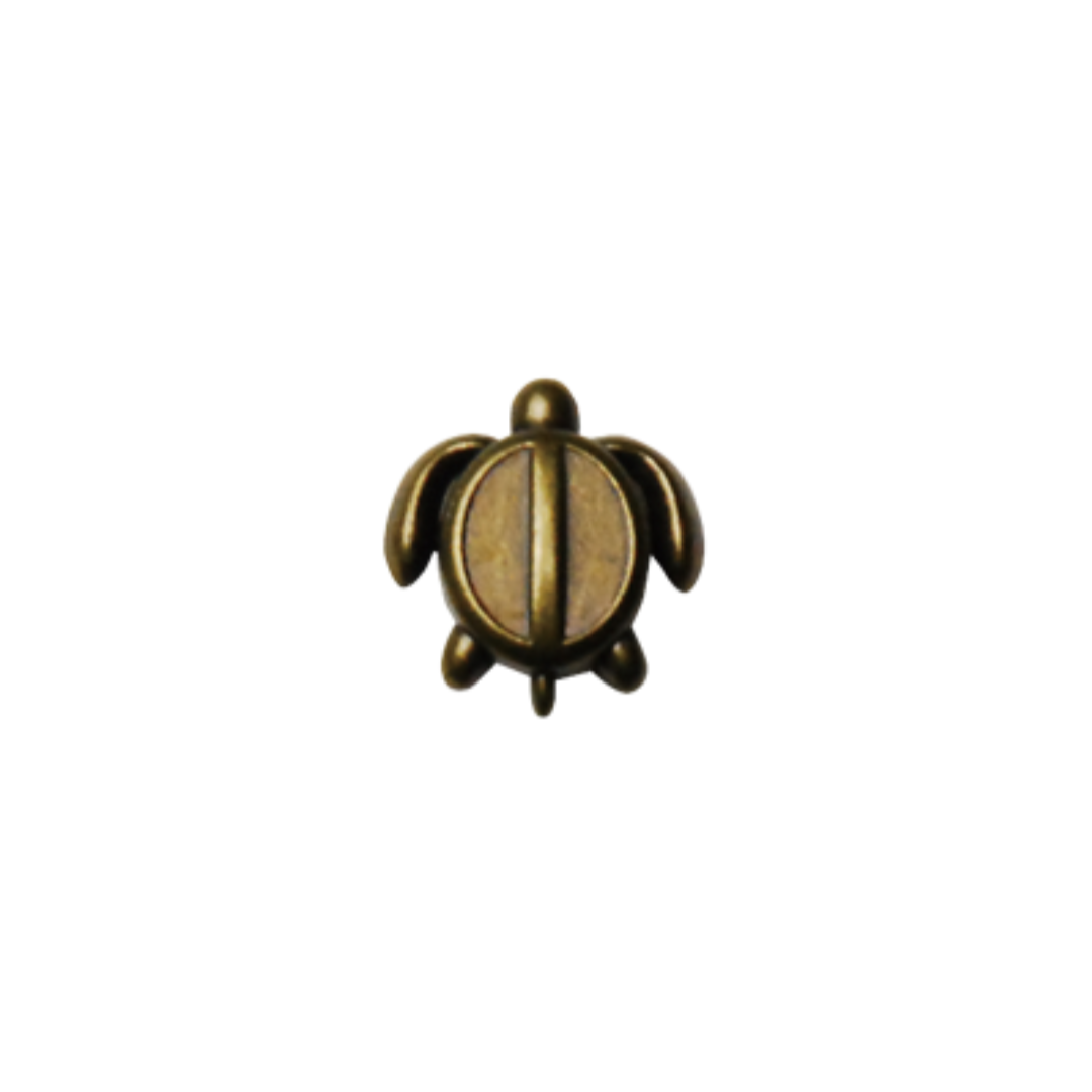 Honu Turtle Screw-On Spring Snap for Bags – 17mm, 1 Set | Bag Hardware