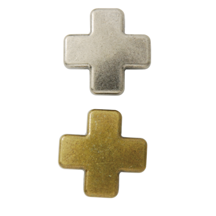 Cross Screw-On Magnetic Snap for Bags – 30mm, 1 Set | Bag Hardware