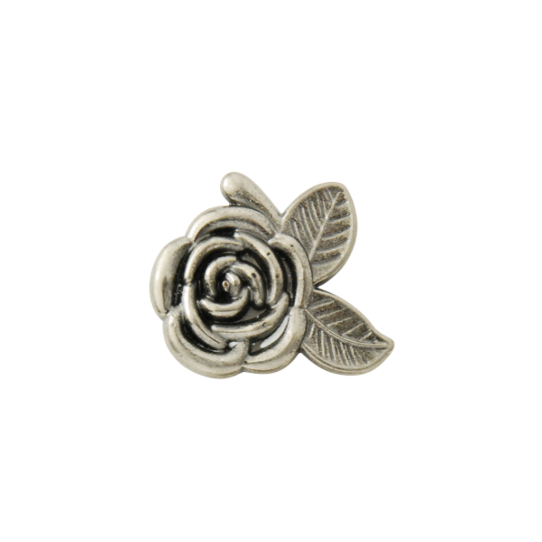 Rose Screw-On Spring Snap for Bags – 30mm, 1 Set | Bag Hardware