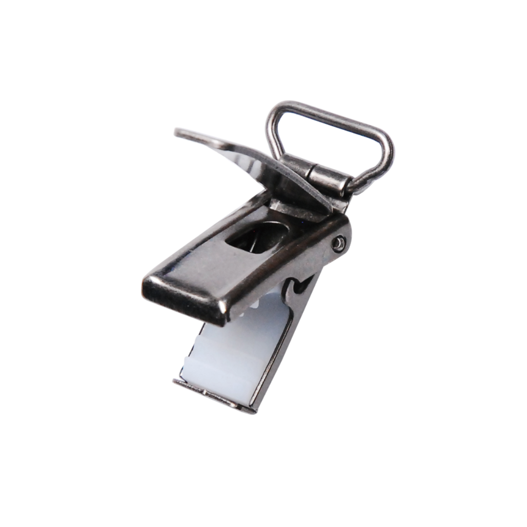 Suspender Clips for 15mm Straps – 17×38mm, 2 pcs | Bag Hardware