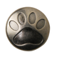 Large Paw Print Screw-On Metal Rivet – 30mm, 1 pc | Bag Hardware