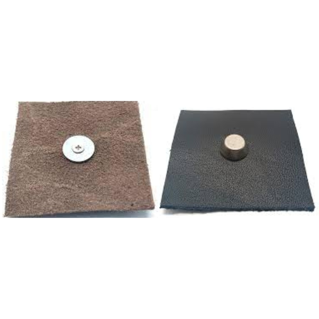 Screw-On Metal Bag Feet – 14mm, 2 pcs | Bag Making Hardware